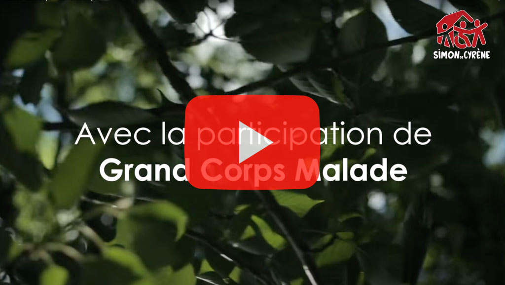 Image capture de video Grand Corps Malade à l’association Simon de Cyrène 
