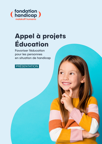 Visuel de couverture de la présentation appel à projets éducation