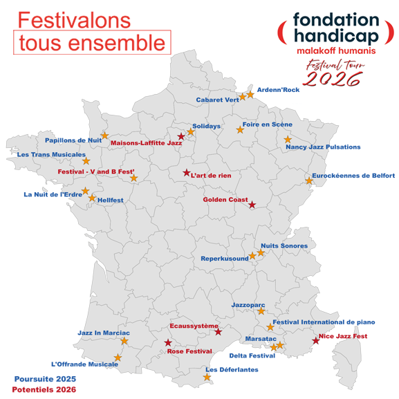 Liste festivals 2026